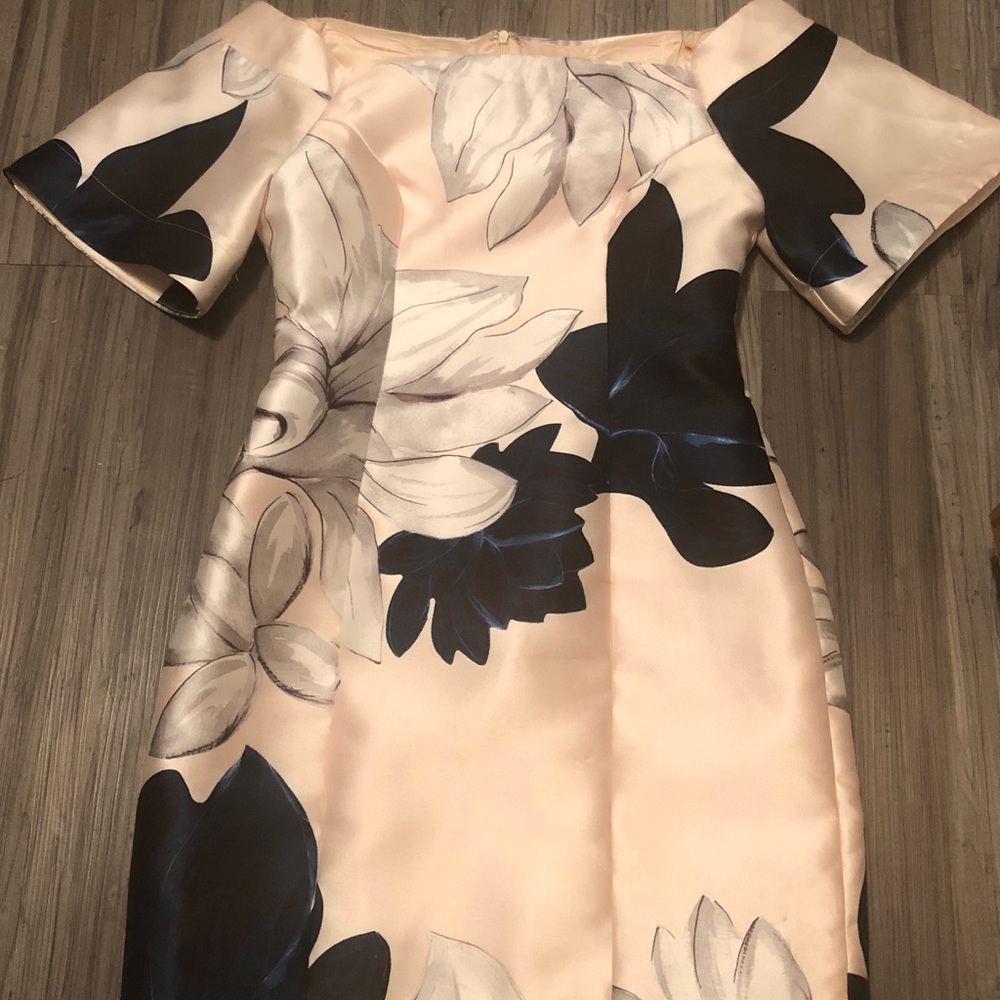 Satin blend dress
